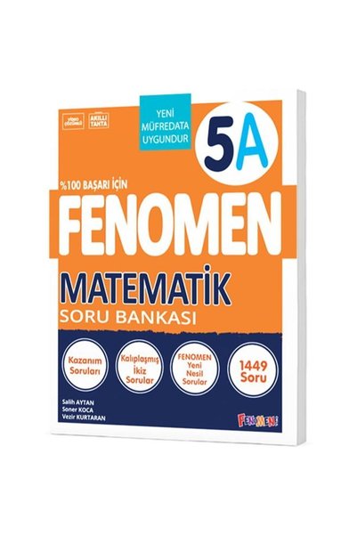 Fenomen Yayıncılık Fenomen Yayınları 5 Sınıf  Matematik A Soru Bankası