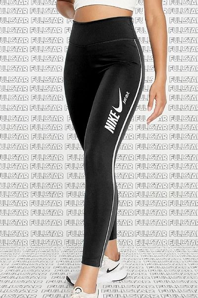 Nike Black Dri Fit Thin Design Leggings - Recovery Leggings with 2 Inner Pockets
