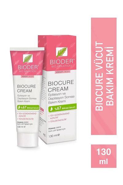 Bioder Biocure Cream 130ml - Hair Reducing 2-pack Body Area Cream