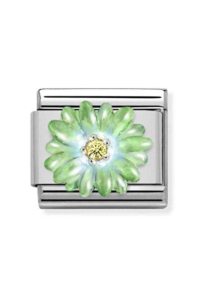 NOMİNATİON Composable Cl Sımbols Stainless Steel, Enamel, Cub, Zirc And 925 S...