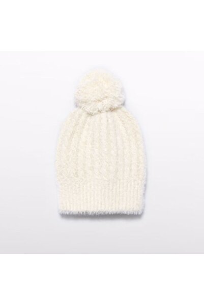 Abel & Lula Abel and Lula Kız Çocuk Angora Bere Krem L25K5913