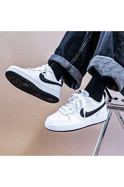 Nike Bq5448--104 Court Borough Low 2 Unisex Sports Shoes
