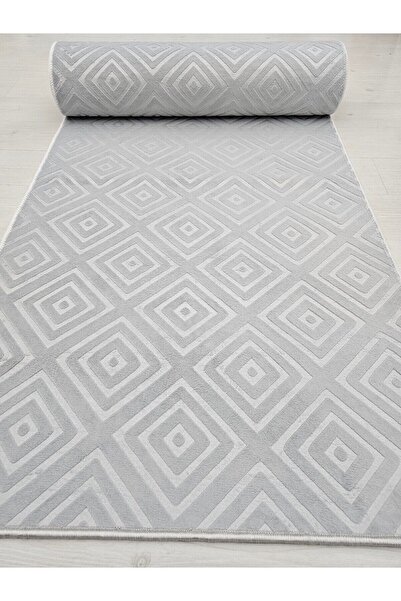 melian Lüx Kaymaz Taban Oda Koridor Mutfak Halı Gri