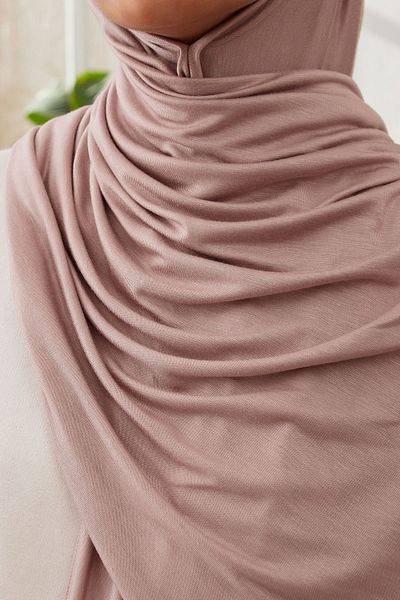 Femple Modest Premium Small Jersey Shawl - Sphinx Color, 150x50 cm Hijab