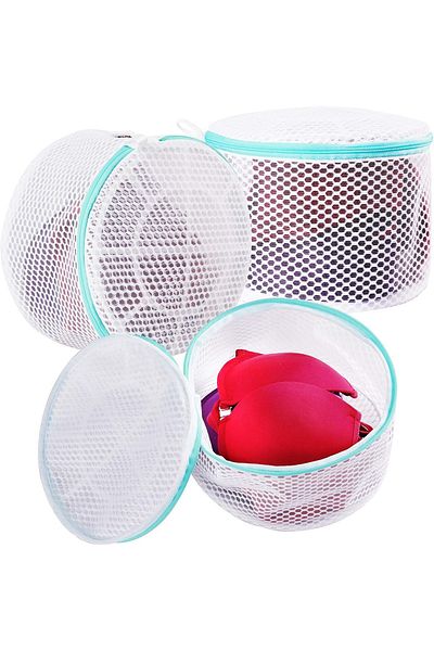 Factorial Zippered Bra Washing Net - Protective Washing Machine Organizer Suitcase Organizer