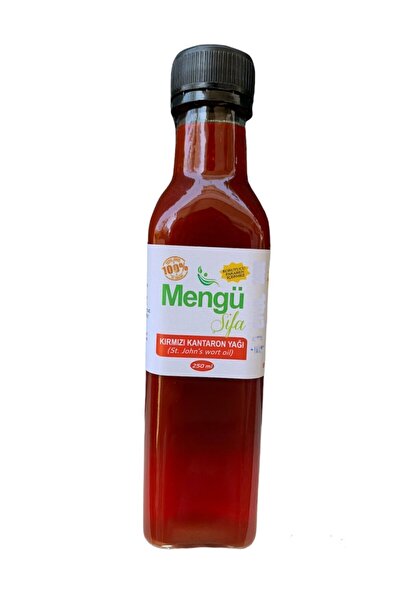mengü şifa 250ml Saf Ve Katkısız Kırmızı Kantaron(KANTORON) Yağı %100 Doğal Yeni Ürün