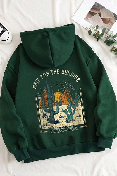 uyguntarz Oversize mikina s potiskem Arizona