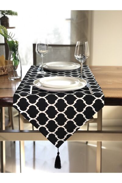 desen tasarım Black Moroccon Runner