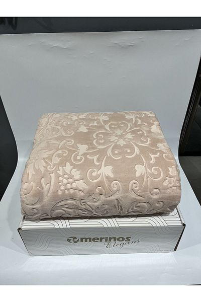 Merinos بطانية إليجانس مزدوجة - بودرة