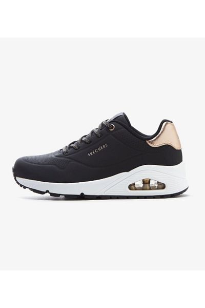 SKECHERS Μαύρα παπούτσια τρεξίματος και προπόνησης για γυναίκες και κορίτσια