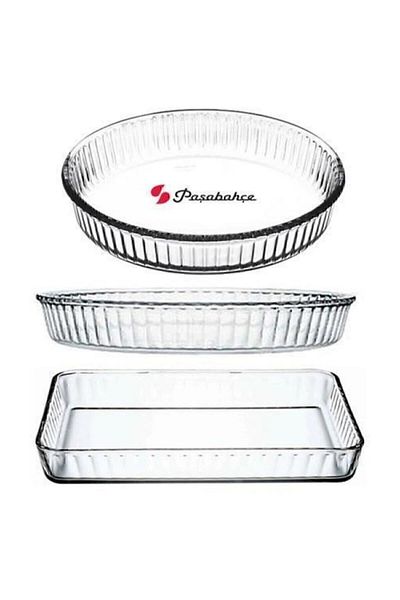Paşabahçe Oven Tray 3-Piece Pyrex Fma03121 Fma192423 Fma192621