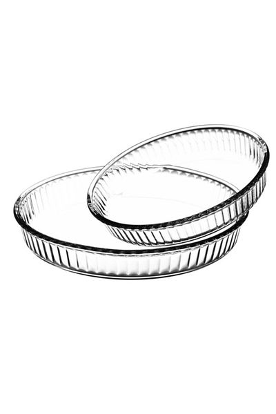 Paşabahçe Set of 2 Round Pyrex - Oven Tray159022