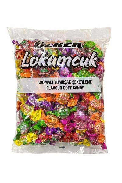 Ülker Ülker Turkish Delight - Soft Confectionery, Mixed Package 1 kg