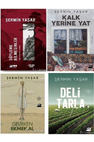 Karakarga Yayınları Söyleme Bilmesinler-Kalk Yerine Yat-Gelirken Ekmek Al-Deli Tarla- Şermin Yaşar 4 KİTAP SET