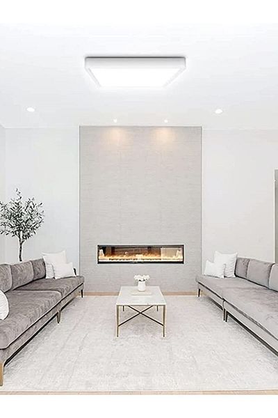 Gökyüzü Panel 60X60 Surface Mounted 60 Watt Led Panel, White Light 6500K- White Frame, Homogeneous Lighting, 60cm X 60cm
