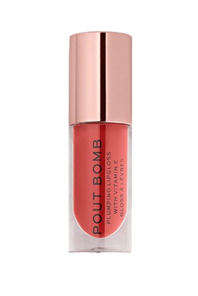 MAKEUP REVOLUTION Revolution Dudak Dolgunlaştırıcı Ve Parlatıcı - Pout Bomb Plumping Gloss - Peachy