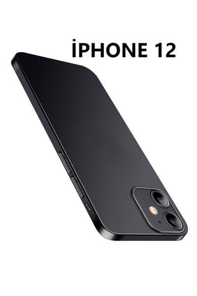 USIDE iphone 12 Ultra Ince Yarı Saydam Kılıf Mat Yüzeyli Kirlenmez Kamera Korumalı Minimalist Kapak