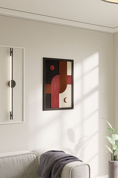 acargrafik Pictură decorativă cu două straturi din lemn