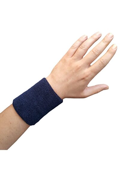 By Leon 1982 رياضي منشفة معصمه سوار اقتصادي الأزرق الداكن