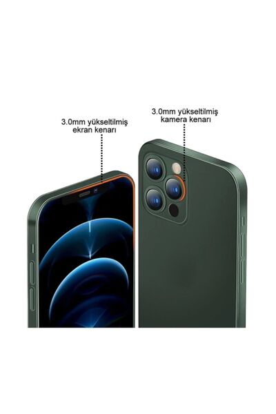 USIDE iphone 12 Ultra Ince Yarı Saydam Kılıf Mat Yüzeyli Kirlenmez Kamera Korumalı Minimalist Kapak