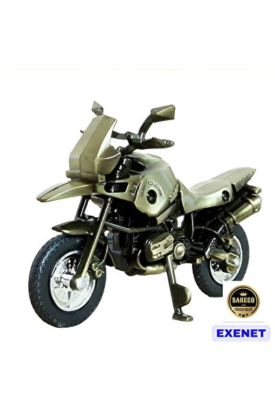 EXENET El Yapımı Metal Dekoratif Motorsiklet Biblo Retro Ev Ofis Oda Masaüstü...