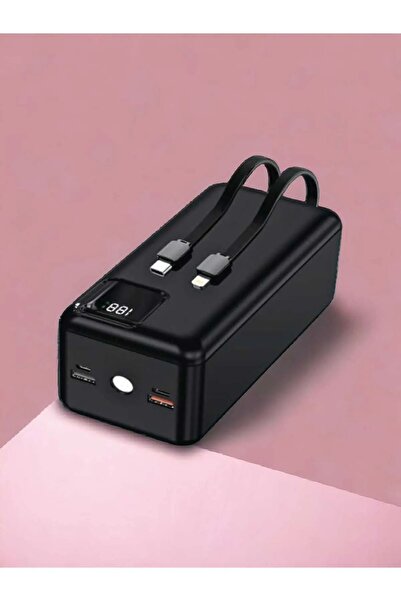 Kensa Powerbank 50.000 Mah Yeni Nesil Kendinden Kablolu 22.5 W Hızlı Ve Güçlü Pd