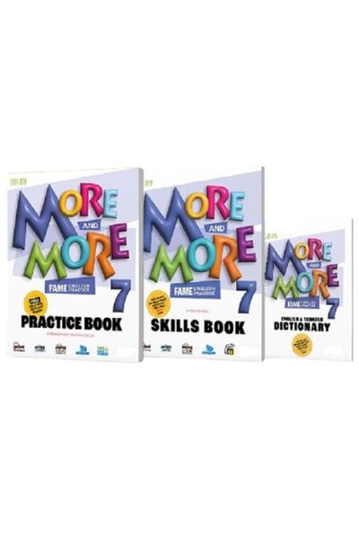 Açı Yayınları 7.Sınıf More And More Practice Book / 3'Lü Set / 2024 - 2025 / YENİİ
