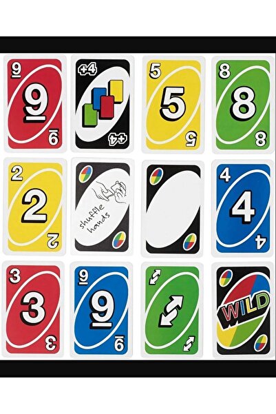 Swallow Uno 112 Card Game - Double Deck, Paper Family Game