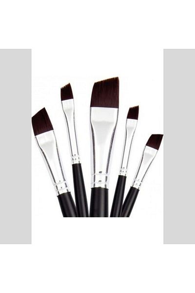 Pebeo 208 Series Side Cut Brush Set of 7 All Sizes No:1/8-1/4-3/8-1/2-5/8-3/4-1