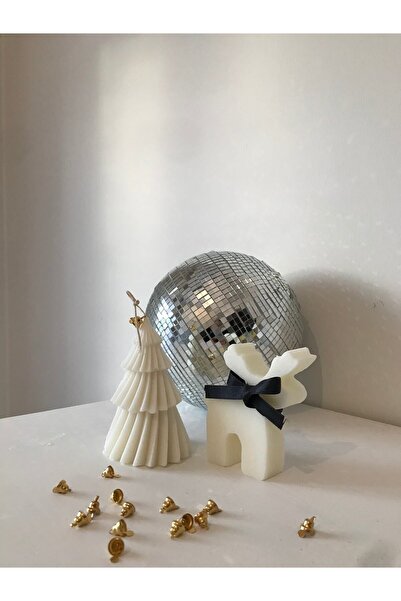 mumeleven Çam Ağacı Ve Geyik Mum