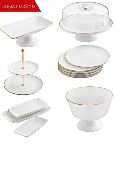 Genel Markalar 16 Parça Çeyiz Pasta Kahvaltı Seti