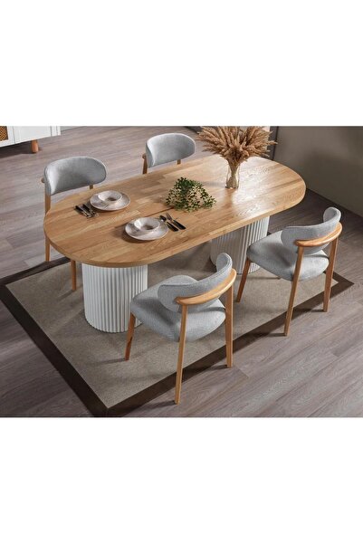 Ukbe Sofa Bohem 2'li Yemek Masası Sandalyesi