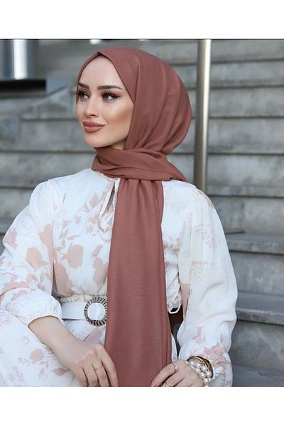 feronis Γυναικείο Μοντέλο Βαμβακερό Σάλι Cazz Hijab _ Μαλακό