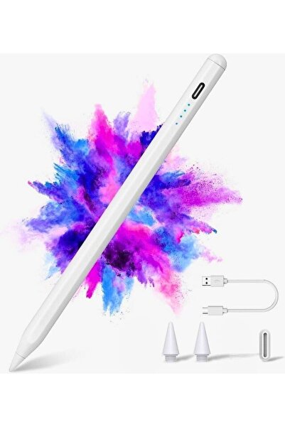 Fogy Ipad A16 (11/10.NESİL) 2025 Için Avuç Içi Reddetmeli Dokunmatik Kalem Özel Active Stylus Uyumlu
