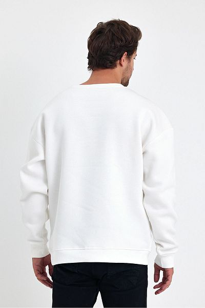 Uniquetex Φούτερ VEK Oversize Wolf Design - Crew Neck