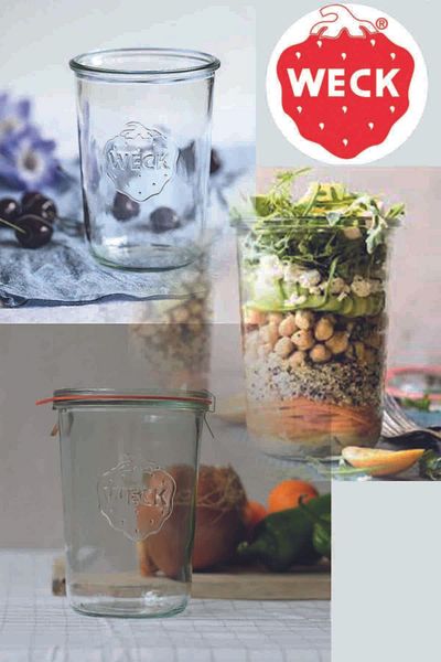 Weck Jar Glass Storage Container 850 Ml