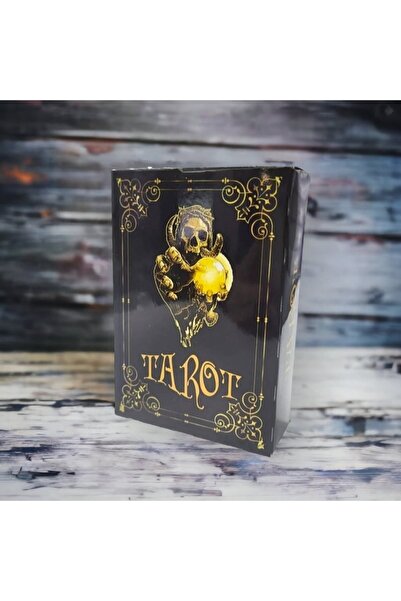 fırsatlar diyarı Siyah & Gold Tarot Destesi