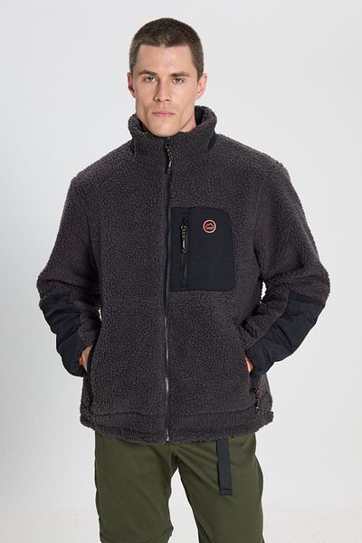 WRANGLER Μπουφάν All Terrain Gear Regular Fit Κανονική κοπή Anthracite Sherpa