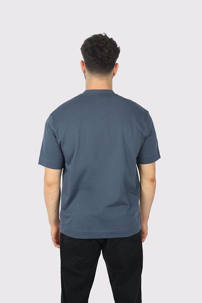 Emporio Armani Casual ανδρικό μπλουζάκι - λαιμόκοψη, κοντό μανίκι, μπλε, υφαντό, 6D1TQ9 1JWZZ-07C0