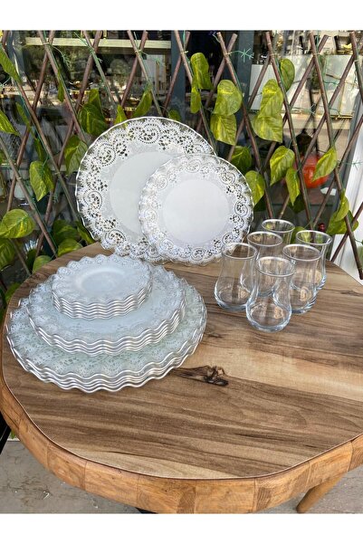 GÜRCÜGLASS DANTEL 24 PRÇ SET