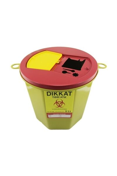 NOSSA 5 Lt Capacity Medical Waste Bucket - 10 Pieces