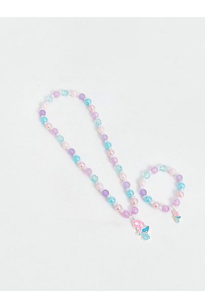 LC Waikiki Girl's Necklace and Bracelet with Beads
