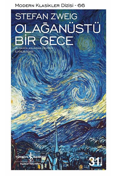 TÜRKİYE İŞ BANKASI KÜLTÜR YAYINLARI Olağanüstü Bir Gece