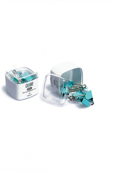 Mas Cubbie Omega Colored Clamp 19mm Turquoise 1 Box