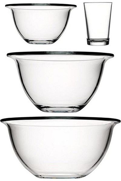 Paşabahçe Arda Turkmen Glass Mixer Preparation and Cooking Set 4 Pieces