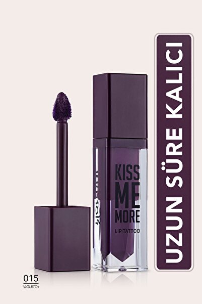 Flormar Likit Mat Ruj - Kiss Me More Lip Tattoo Violetta 8690604572953