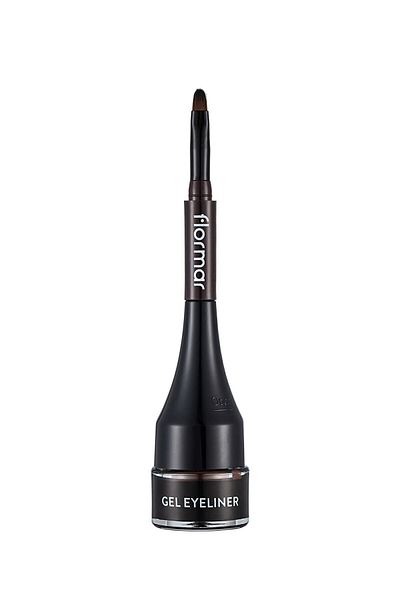 Flormar Intense Pigmented Matte Gel Eyeliner with Special Brush Head-gel Eyeliner-003 Bole Brown-8690604591893