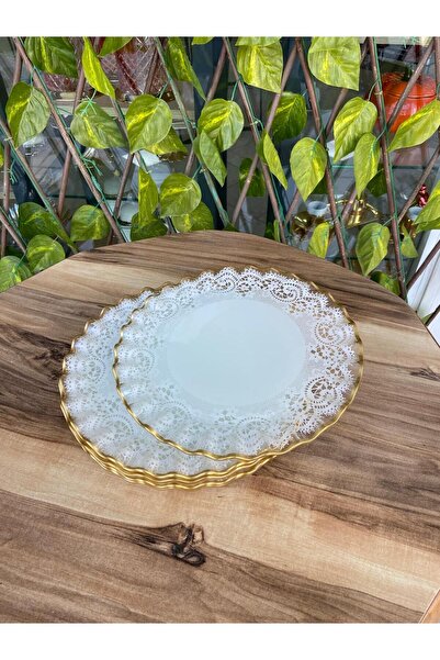 GÜRCÜGLASS DANTEL SERVİS TABAĞI