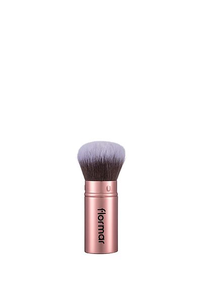 Flormar Practical and Hygienic Kabuki Brush with Lid - Portable Brush - 003 -8690604597680