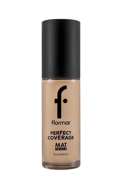 Flormar Matte Single Vitamin E Foundation - Matte Touch Foundation - 301 Soft Beige -8682536057561